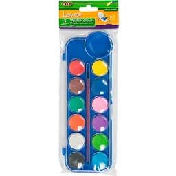 Акварельні фарби ZiBi 12 кольорів (ZB.6559-02)