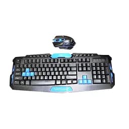 Клавіатура + мишка бездротові UKC HK8100 професійна чорна (ЦLP-78828_576)