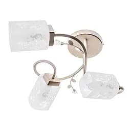 Люстра потолочная Brille в спальню E14 40W WH (LK-627C/3)