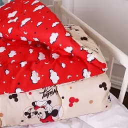 Ковдра MirSon антиалергенна дитяча зима Kids Time 20-0027 Mine mouse 110x140 см бавовна (2200009664038)