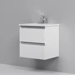 Тумба підвісна AM.PM X - Joy 55 см з умивальником M85-FHX0552-WC0552WG38 - мініатюра 4