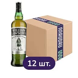 Упаковка віскі William Lawson's 40% 8.4 л (0.7 л х 12 шт.)