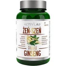 Натуральна добавка ActivLab Panax Ginseng, 60 капсул