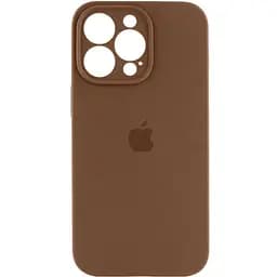 Чохол Silicone Case Full Camera Protective (AA) для Apple iPhone 13 Pro Max (6.7) Коричневий / Brown