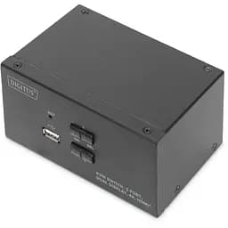 Комутатор Desktop HDMA KVM, 2 Port, Dual Display, 4K Digitus teh0018277