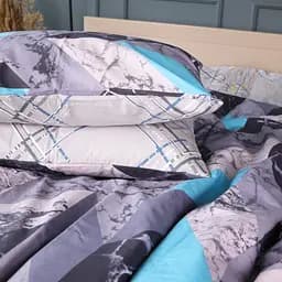 Наволочка MirSon бязь Graphitea 50x50 см серо-голубая (2200011703923)