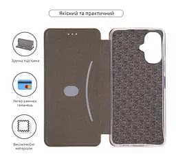 Чехол-книжка для Infinix Smart 10 4G, G-Case, розовый, кожаный чехол-книга из экокожи (PU) и TPU, с магнитом, с подставкой и вместительным кардхолдером, противоударный, защита всего корпуса, ArmorStandart (ARM87816) - мініатюра 3