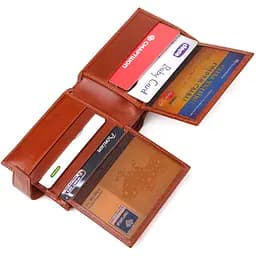 Чоловічий шкіряний гаманець Canpellini 11х8.3х1 см acs0025058 - мініатюра 5