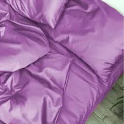Простирадло на гумці MirSon Satin Light Pro 10-018 Lilac 180x200 см фіолетове (2200011023991)