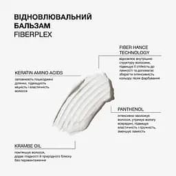 Бальзам для пошкодженого та фарбованого волосся Triology. Fiberplex відновлювальний 200 мл - мініатюра 3