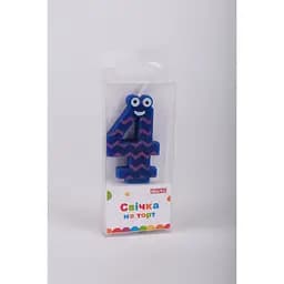 Свічка - цифра "Maxi" 4 MX622053-4 (123456789143)