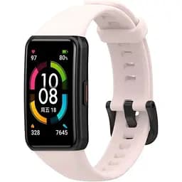 Ремінець DK Silicone Sport Band Classic для Honor Band 6 / 7 (011342) (pink)
