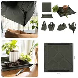 Килимок для садівництва з ручками Fiskars Fold-up Planting Mat 58х58 см (1080776) - мініатюра 2