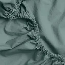 Простирадло на резинці Cosas з вареної бавовни AGAVE 90х200х20 см (104WashedCottonAshmint_90x200x20) - мініатюра 3