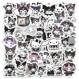 Стікерпак Куромі Набір наклейок GeekLand Kuromi 60 штук