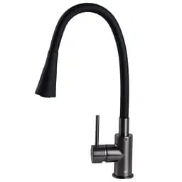 Змішувач для кухні TOPAZ LOFT TLF 8854-H39-GP-B01 латунний для мийки з керамічним картриджем D35 - мініатюра 4