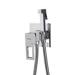 Змішувач для душу гігієнічний вбудований білий Gappo 1/8, Білий G7217-8