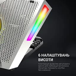 Охолоджувальна підставка для ноутбука GamePro Silver (CP1270) - мініатюра 5
