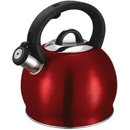 Чайник Berlinger Haus Metallic Line Burgundy Edition зі свистком 3 л червоний (BH 1074N)