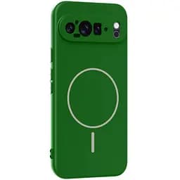 Чохол Silicone Cover Lakshmi Full Camera (AA) with MagFit для Google Pixel 9 Pro XL Зелений / Dark green