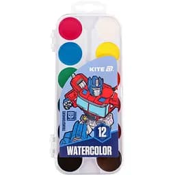Фарби акварельні Kite Transformers 12 кольорів (TF25-061)