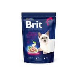 Сухий корм Brit Premium Cat by Nature Sterilised для стерилізованих кішок, з куркою, 1500 г