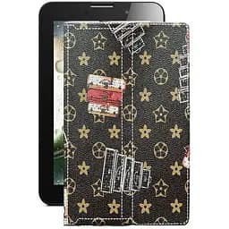 Чехол StatusCASE из экокожи для планшета Lenovo IdeaTab A3000 Луи-Витон-коричневый