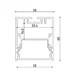 Світильник підвісний Kloodi KD-KLP3540 1000 30W 4K BK - мініатюра 2