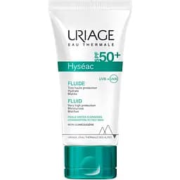 Сонцезахисний флюїд Uriage Hyseac SPF 50+, 50 мл