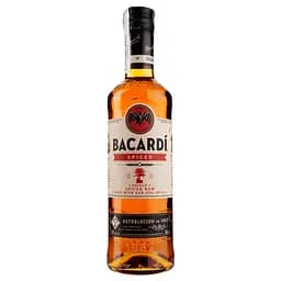 Спиртний напій на основі рому Bacardi Spiced 40% 0.5 л