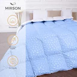 Ковдра пухова MirSon Karmen №1846 Bio-Blue, 90% пух, євростандарт, 220x200, блакитна (2200003014129) - мініатюра 2