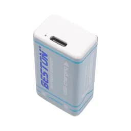 Акумулятор Крона 9V USB Type-C 1000mah Li-ion Beston (9VC-10VC/AA620289) - мініатюра 4