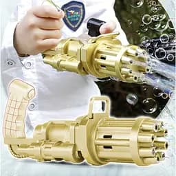 Кулемет для мильних бульбашок Bubble Fun Blaster чорний (1437432953) - мініатюра 7
