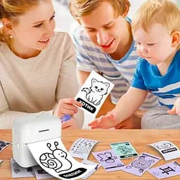 Портативний термопринтер JETIX Mini Printer Student, мобільний міні принтер для смартфона - мініатюра 8