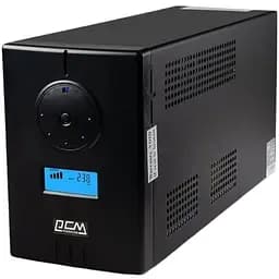 Джерело безперебійного живлення Powercom INF-1100 (00210202) 2 розетки євро USB під зовнішній АКБ