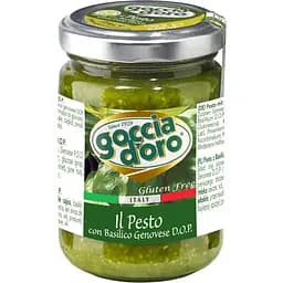 Соус Goccia d'Oro il Pesto Basilico Genovese с базиликом Дженовезе 130 г