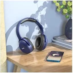 Навушники бездротові Hoco Art sount BT Headset W33 повнорозмірні сині 6931474755087 - мініатюра 7