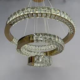Люстра кільця Linisoln 7968-60*40*20 FG метал, кришталь, LED, 70 Вт, 120-50 см, 60*40*20 см - мініатюра 5