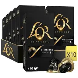 Набір кави в капсулах L'OR Ristretto 100 капсул (10 п. х 10 шт.)
