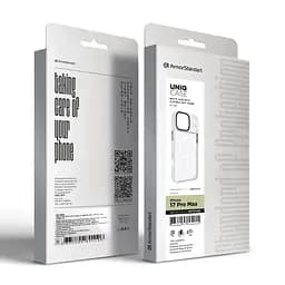 Чехол для Apple iPhone 17 Pro Max, Uniq MagCase, белый, противоударный, панель-накладка с MagSafe, ударопрочный TPU+PC, с магнитом MagSafe, поддержка полноценной беспроводной зарядки, ArmorStandart (ARM86274) - мініатюра 6