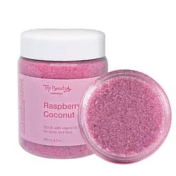 Скраб для лица и тела Top Beauty Raspberry Coconut с ароматом малины и кокосовым маслом 250 мл