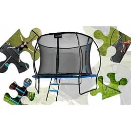 Батут із внутрішньою сіткою THUNDER Inside Ultra 16FT 490 см Black/Blue - мініатюра 5