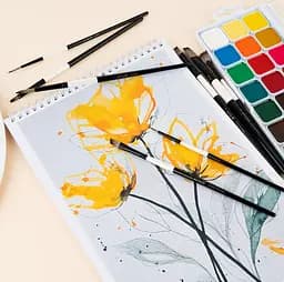 Набір із 8-ми пензлів синтетика Kite Creative (K-331) - мініатюра 5