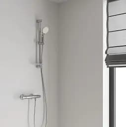 Душовий гарнітур Grohe New Tempesta 100 зі штангою 2 режими струменя і мильницею 30412 - мініатюра 8