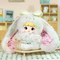 Пухнаста фігурка на підвісі POP TOP Hi TOY серії "Nommi" - ЗАЙЧЕНЯТА (у дисп., в ас.) Pop Top HC023 - мініатюра 5