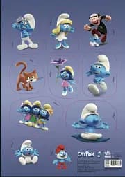 Смурфи. Набір наліпок. Стікер-пак. Шалені