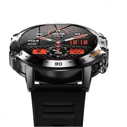 Смарт-годинник LEMFO K52 силіконовий ремінець Black Black (16360) - мініатюра 2