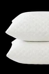 Набір наволочок Ecotton Aqua-stop жаккард 40х60 см 2 шт. білий (25623)