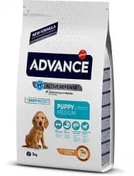 Сухий корм для собак Advance Dog Medium Puppy 3 кг для цуценят середніх порід з куркою та рисом