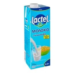 Молоко Lactel питне ультрапастеризоване з вітаміном D3 0.5% жиру 950 г - мініатюра 5